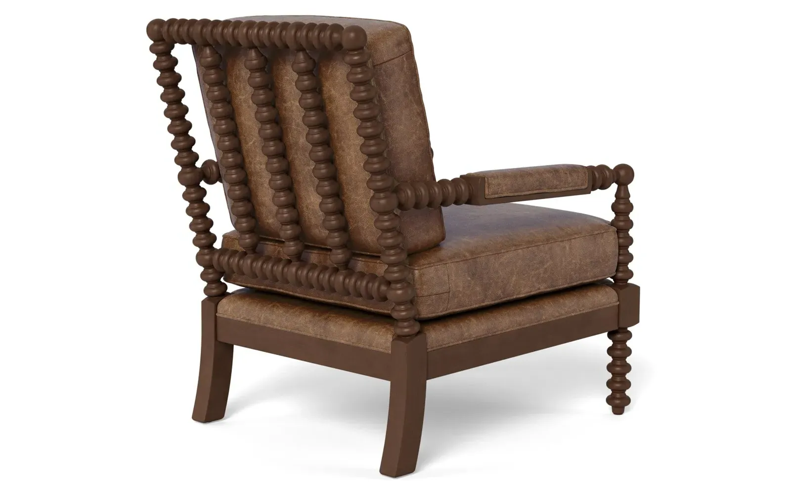 Nottingham Armchair - Milk Chocolate, Leather