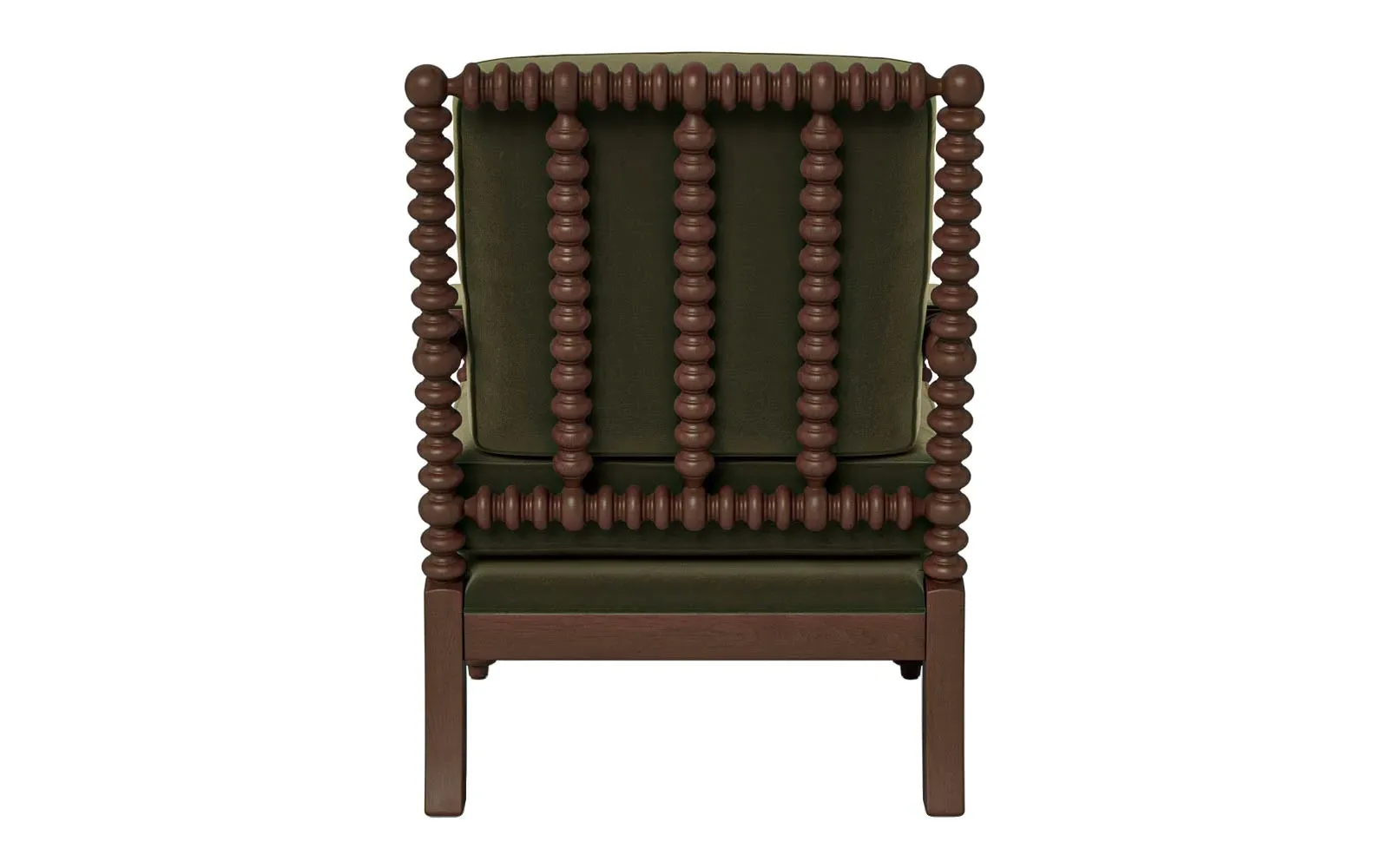 Nottingham Chair - Boxwood Green, Performance Velvet
