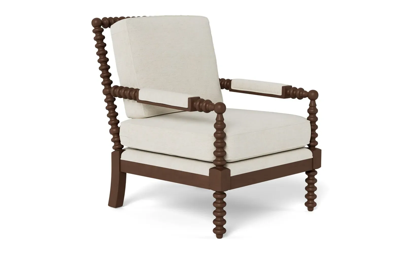 Nottingham Chair - Heathered Ivory, Chenille