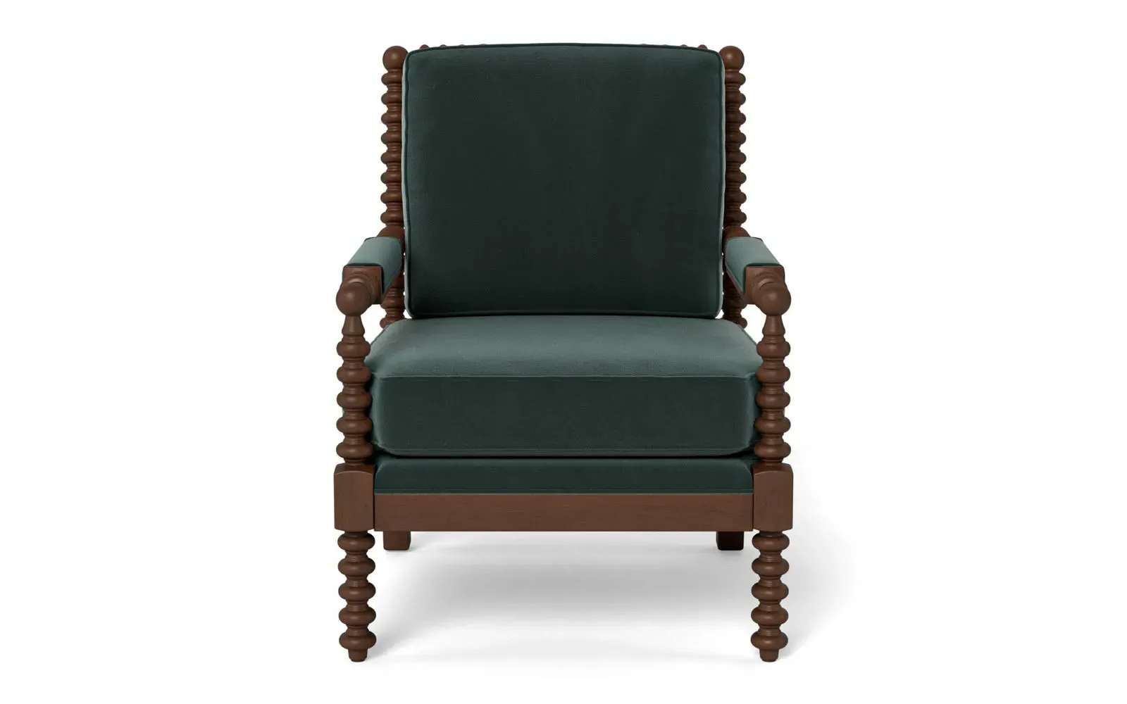 Nottingham Chair - Lagoon, Performance Velvet