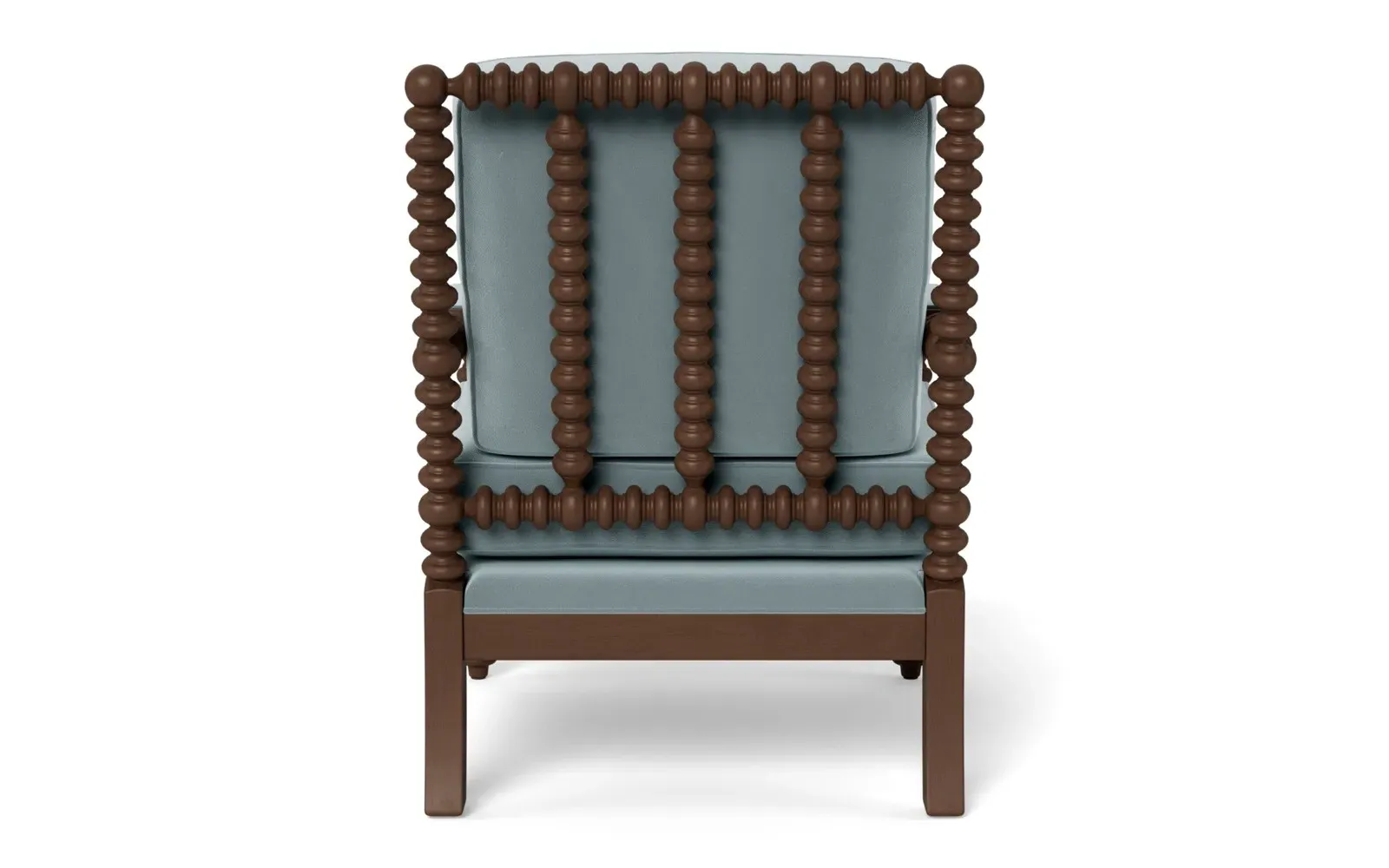 Nottingham Chair - Saltwater Blue, Performance Velvet