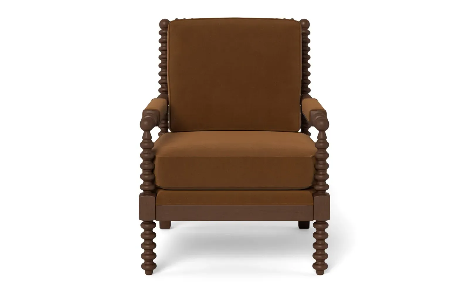Nottingham Chair - Spice, Performance Velvet