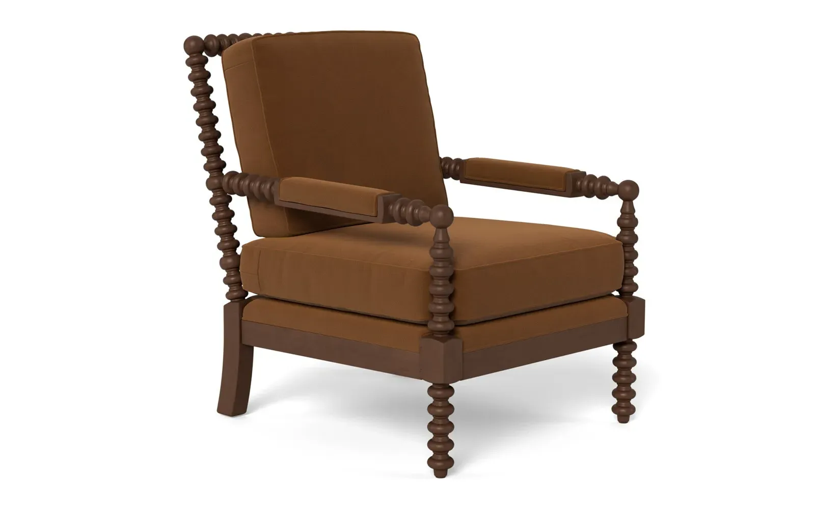 Nottingham Chair - Spice, Performance Velvet
