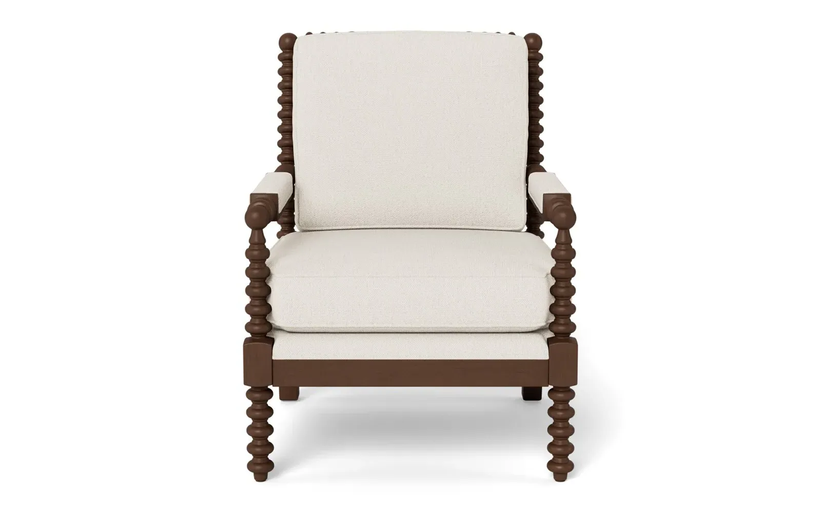 Nottingham Chair with Armrests - Mascarpone, Performance Basket Weave