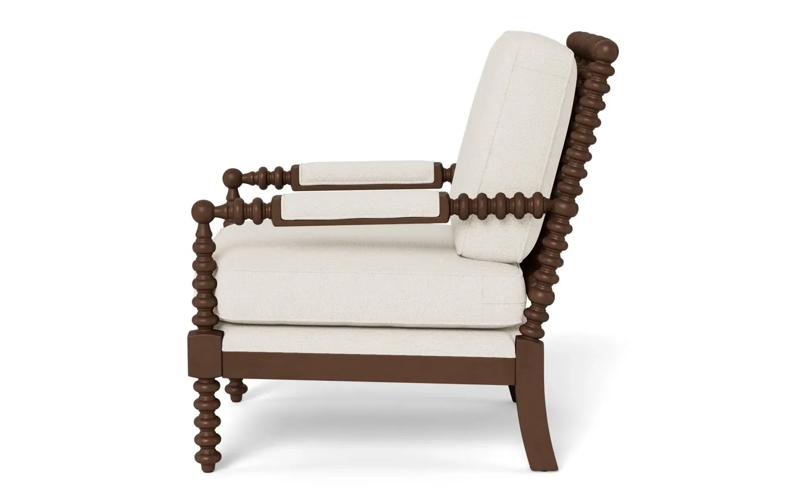 Nottingham Chair with Armrests - Mascarpone, Performance Basket Weave