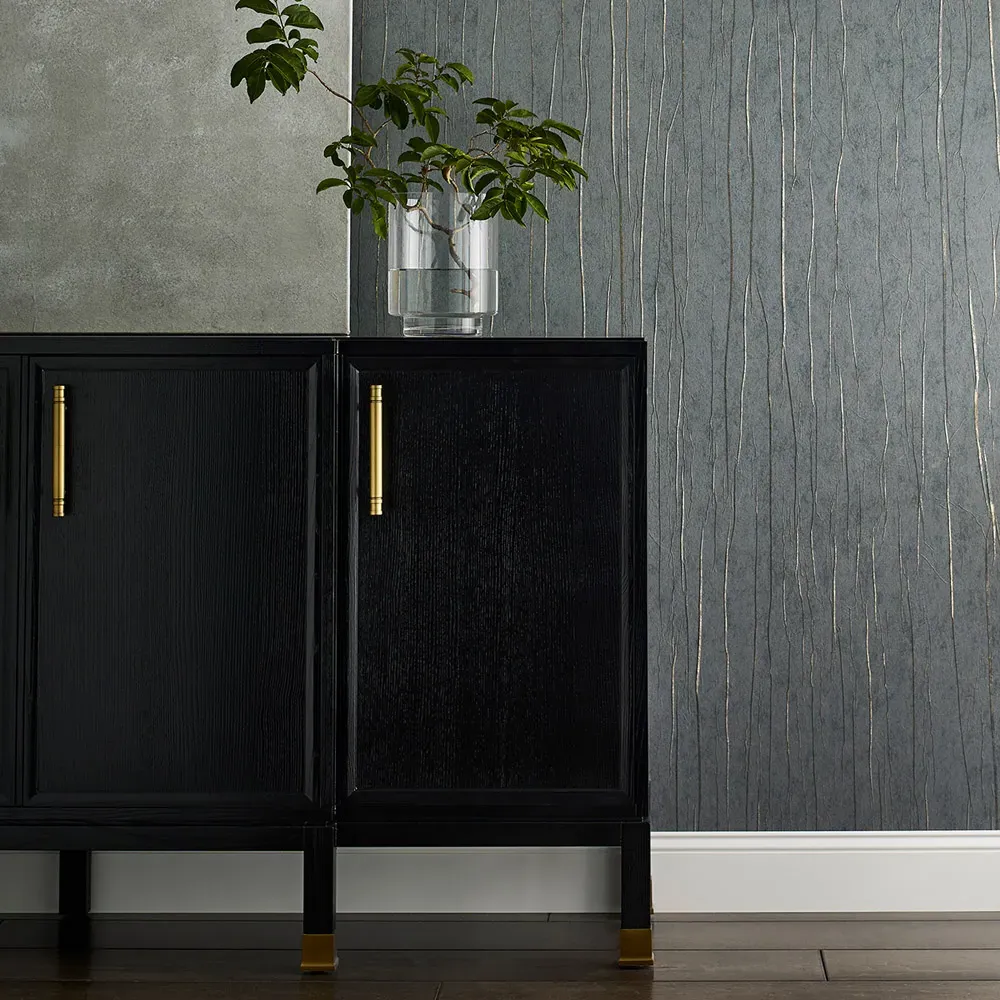 Nova 4 Door Sideboard Buffet - Black, Ash Wood