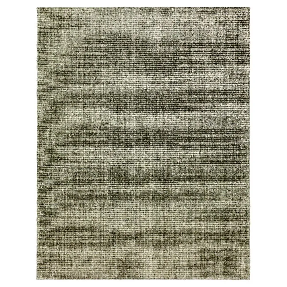 Novalie 6x9 Solid Rug - Green, Wool