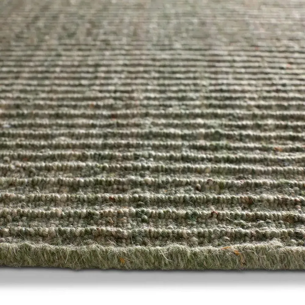 Novalie 8x10 Solid Rug - Green, Wool