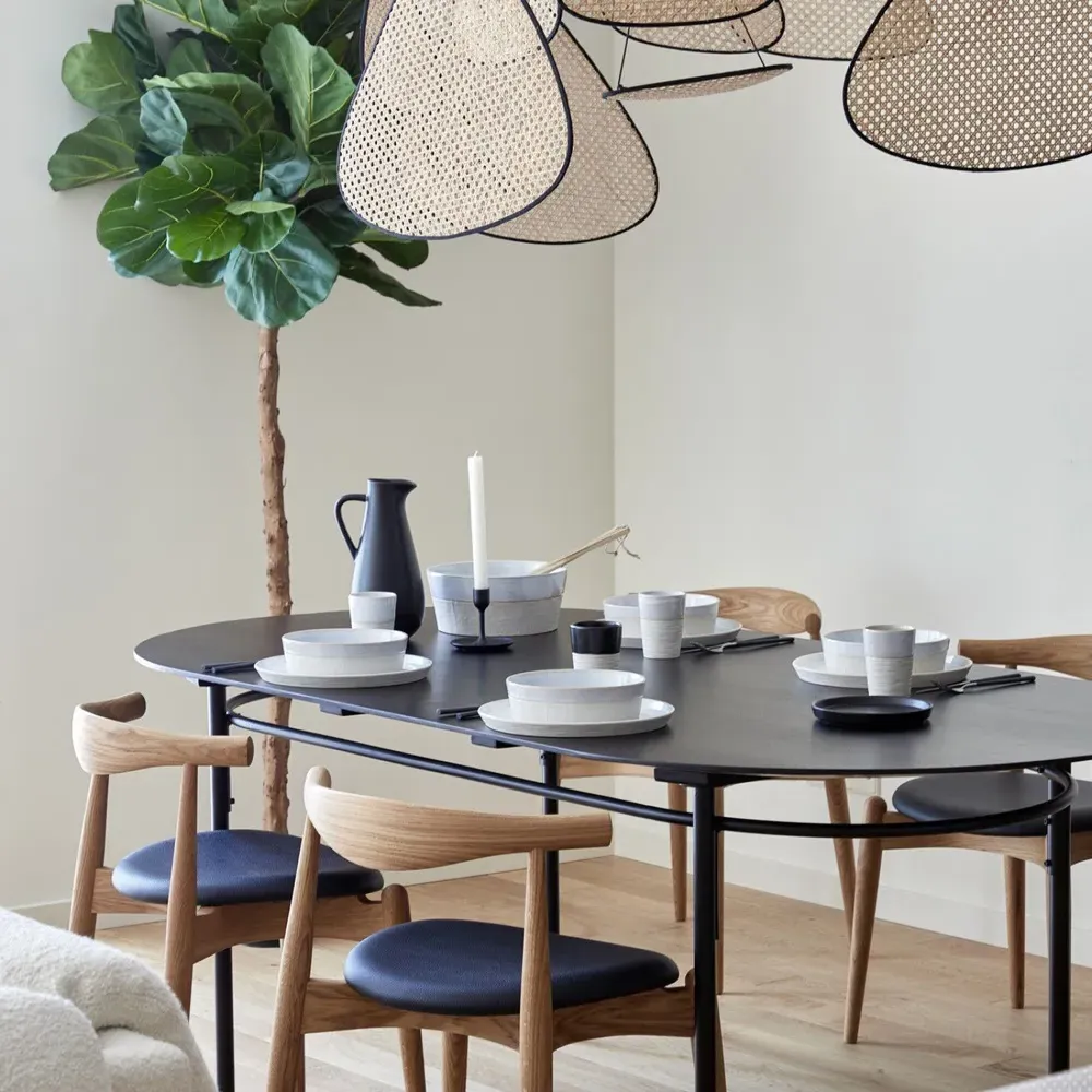 Nótos Dune Path Stoneware Dinner Plate Set of 4 - Beige