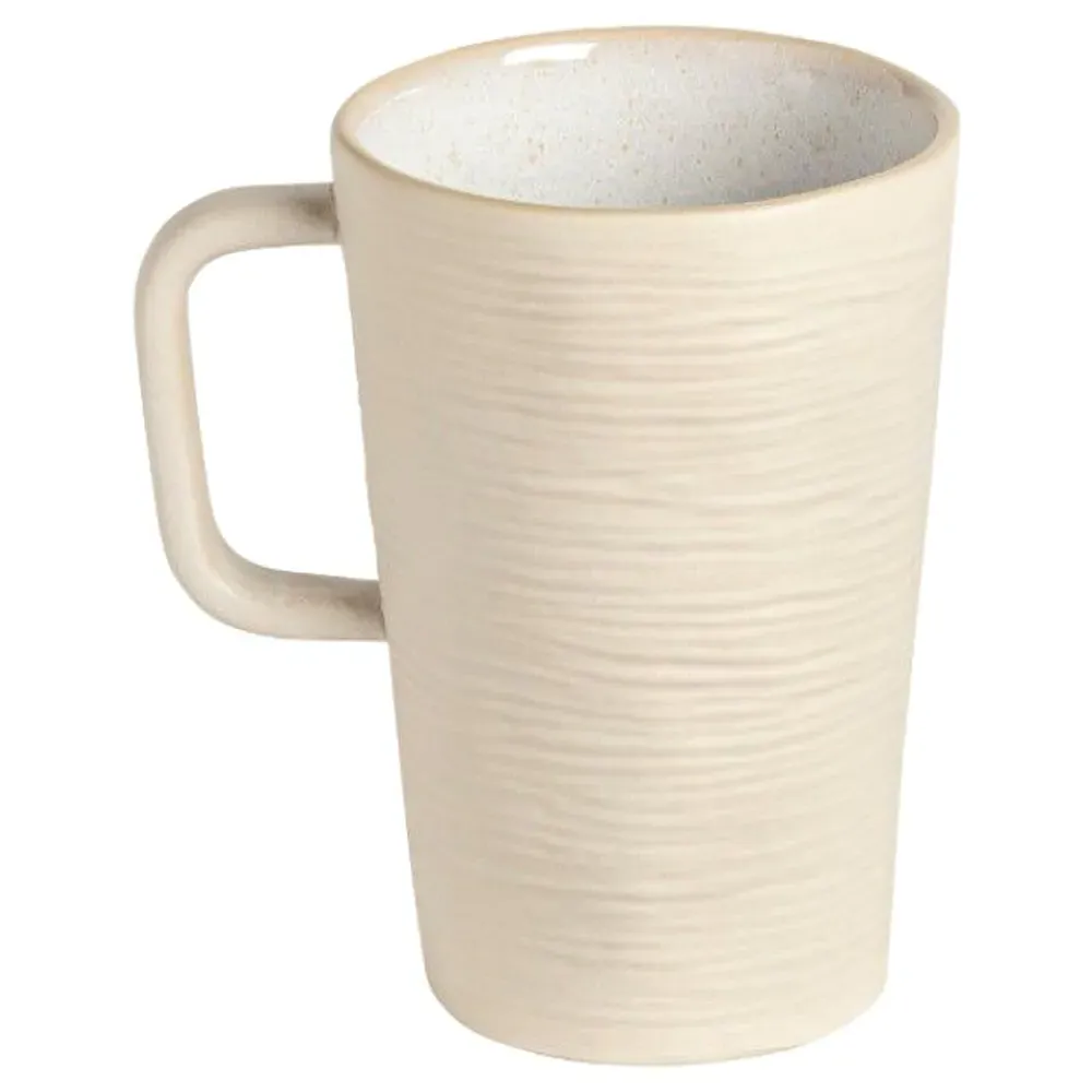 Nótos Dune Path Stoneware Mug Set of 4 - Beige