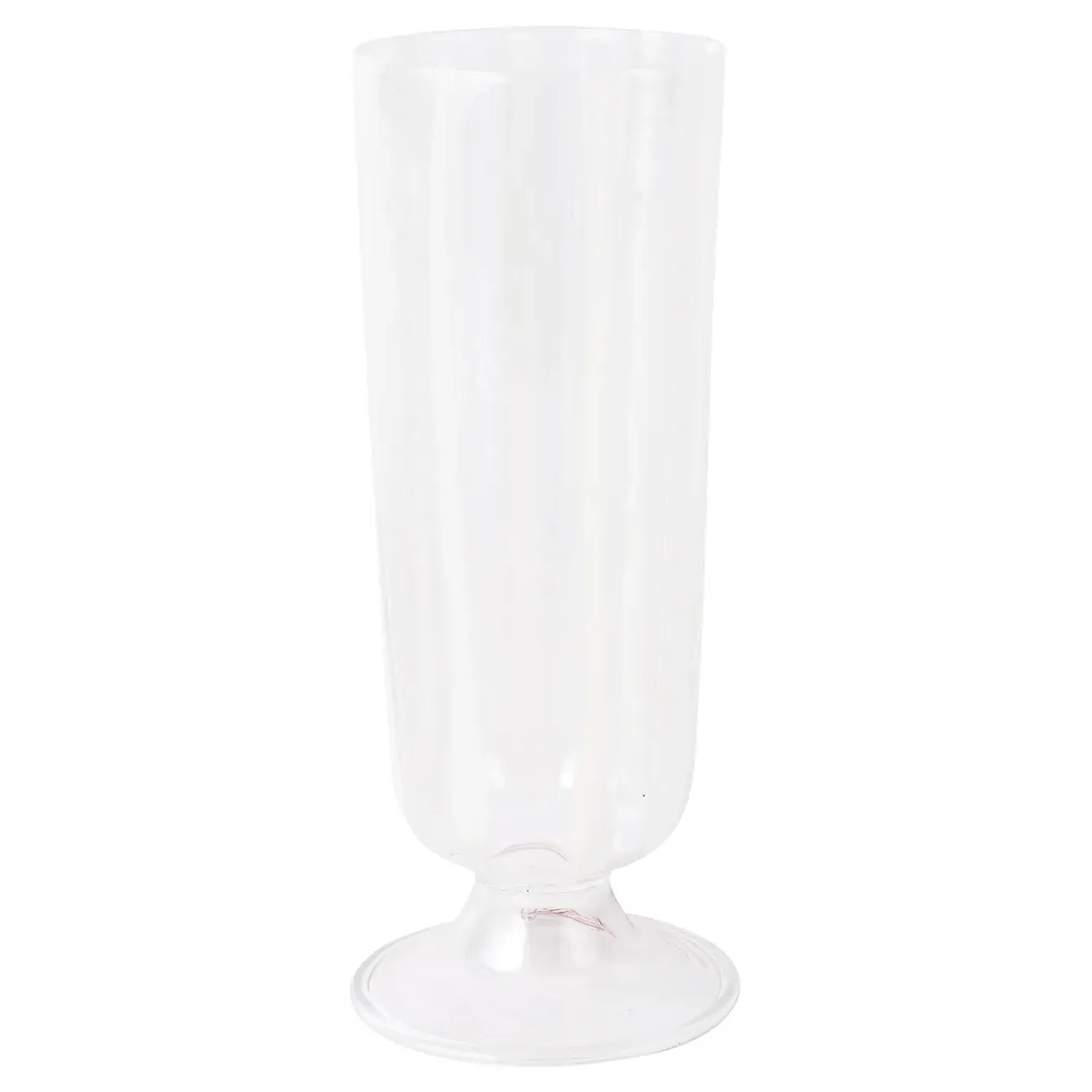 Nuovo Stripe Champagne Glass - White, Glass