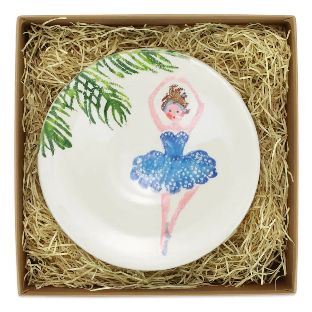 Nutcrackers Canape Plates Set of 4 - Multicolor, Earthenware