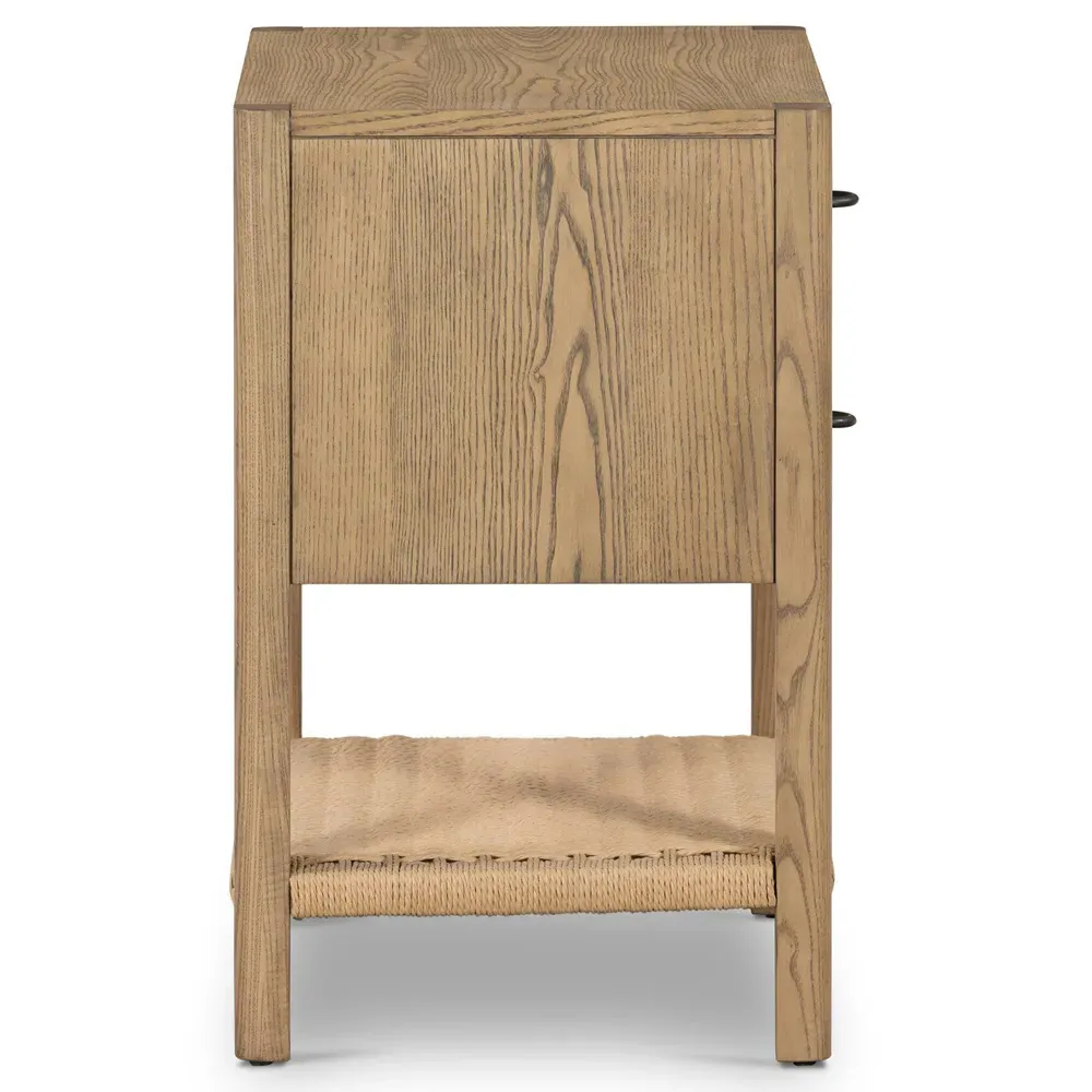 Nygel Rustic Lodge Nightstand - Brown, Wood