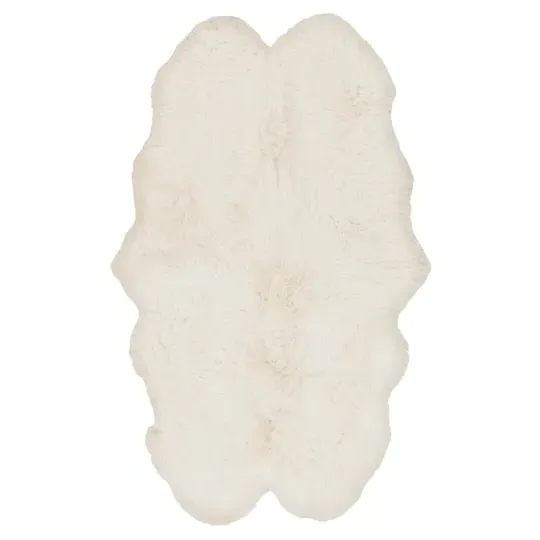 Nylah 4x6 Sheepskin Rug - Ivory