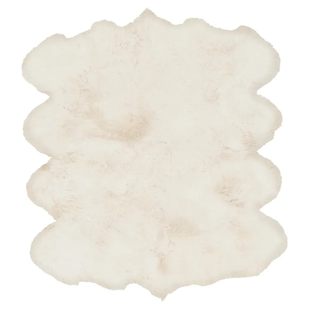 Nylah 6x8 Sheepskin Rug - Ivory