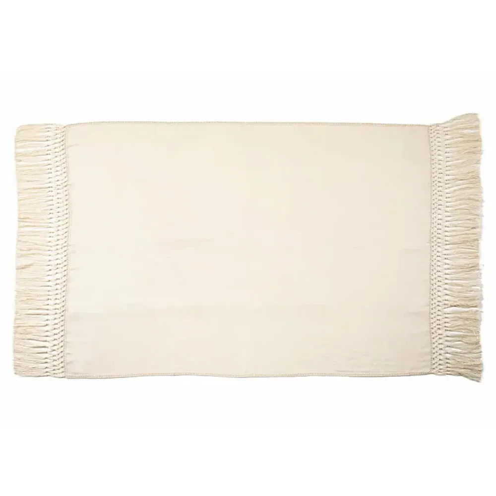 Nylah Woven Baby Alpaca Throw Blanket - Ivory