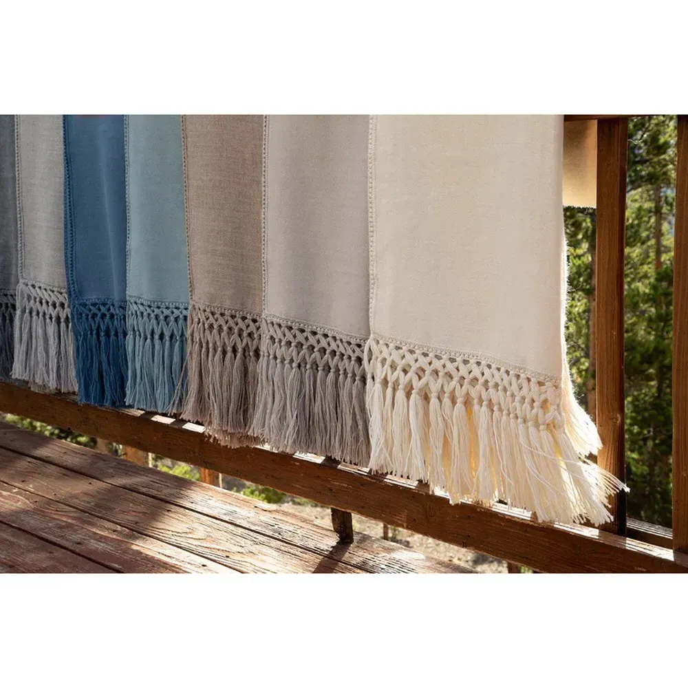 Nylah Woven Baby Alpaca Throw Blanket - Ivory