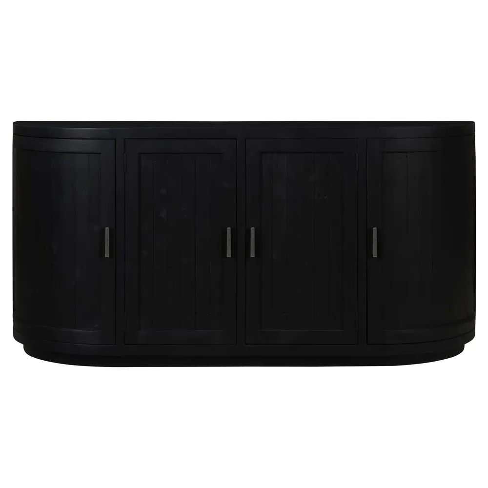 Nymeria Sideboard - Black, Reclaimed Pine image
