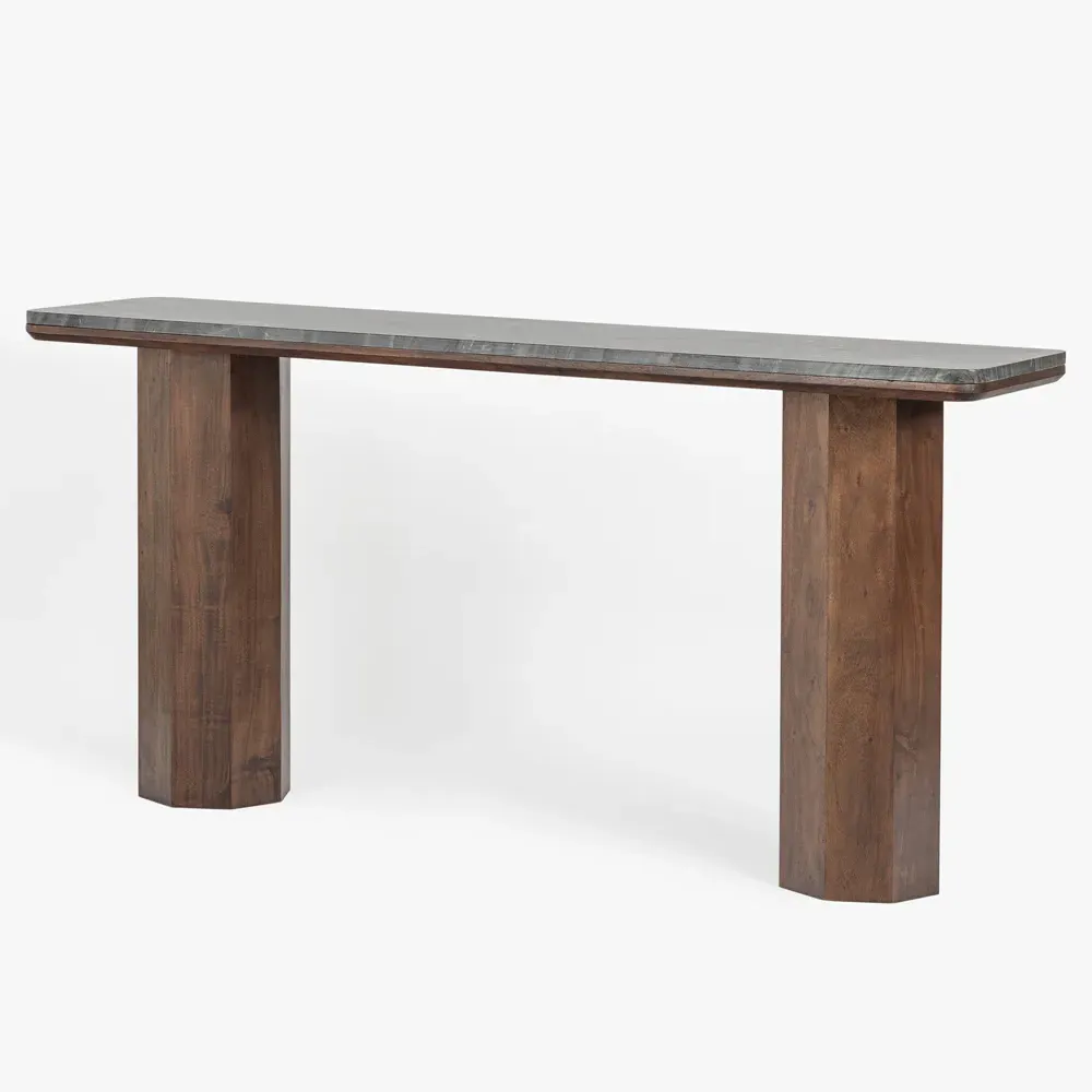 Nyra Console Table - Brown, Acacia Wood