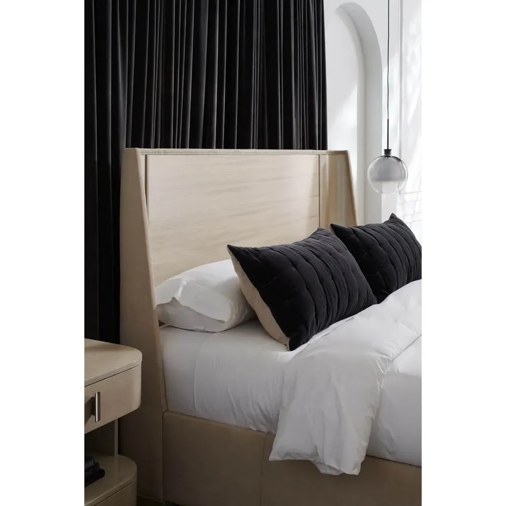 Oaklyn 2 Drawer Nightstand - Beige, Birch Wood