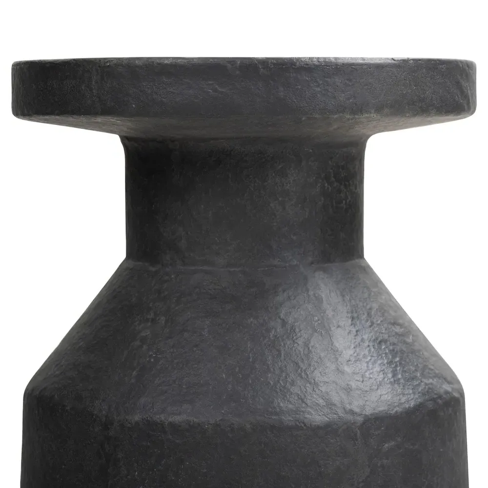 Oberlin Outdoor End Table - Graphite Grey, Concrete