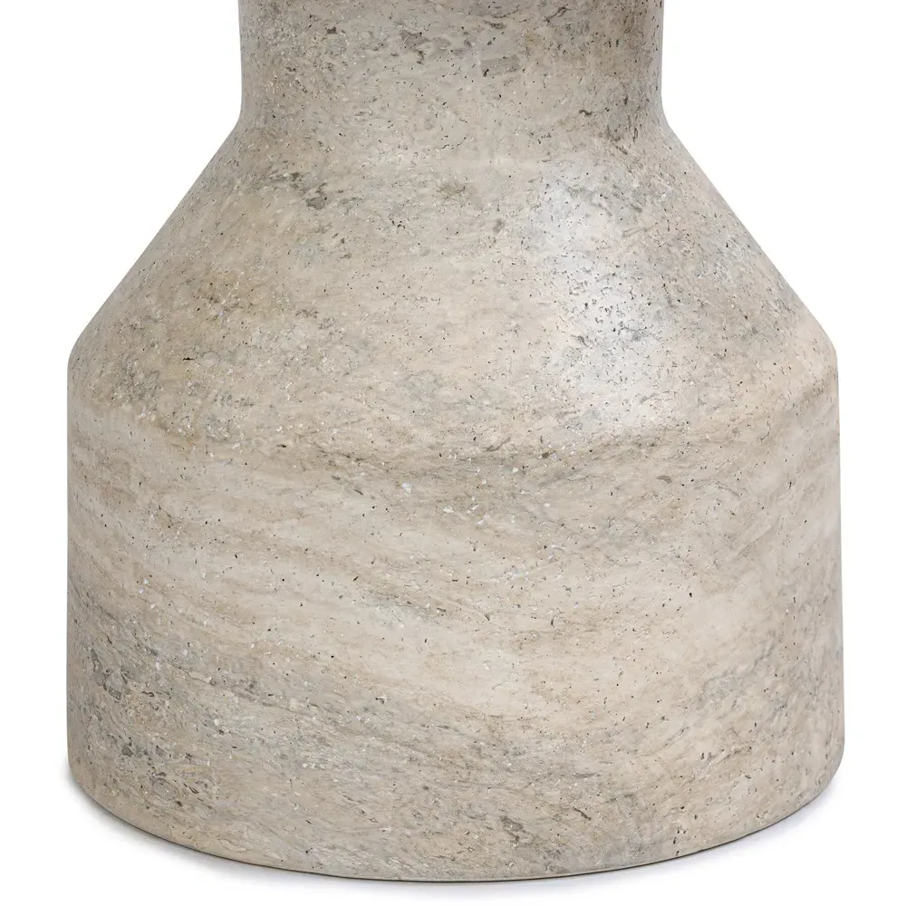 Oberlin Outdoor End Table - Sandy Grey, Concrete