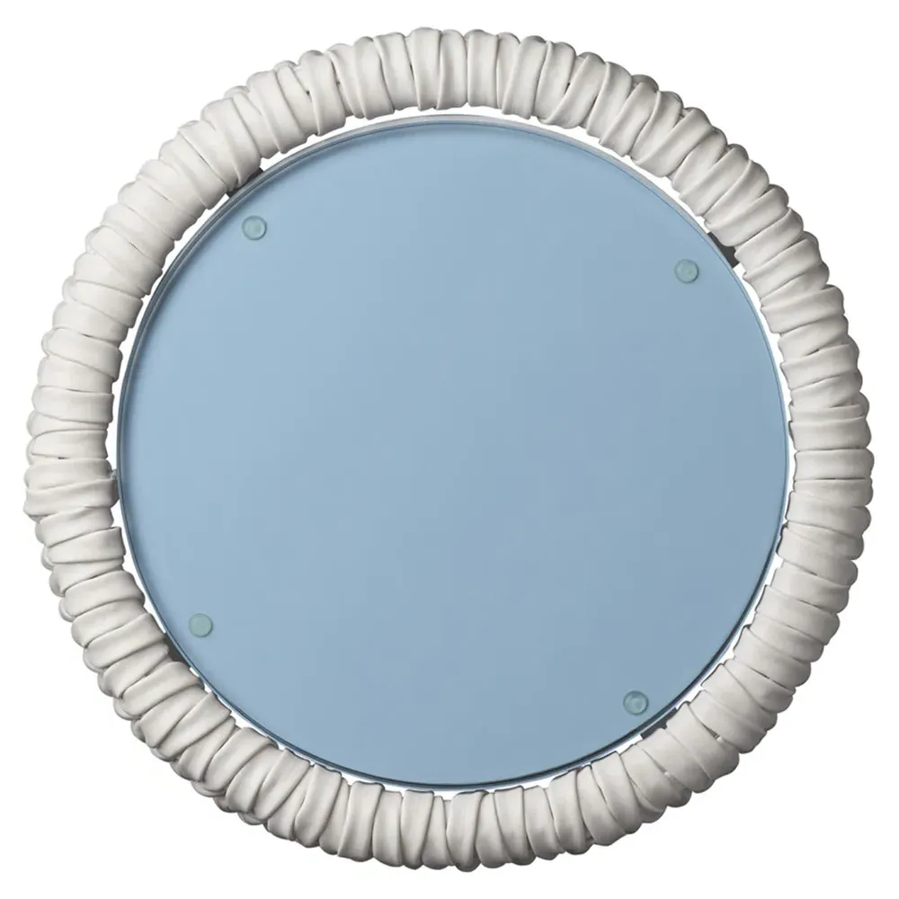 Ocean Breeze Promenade Square Side Table - Blue, Wicker