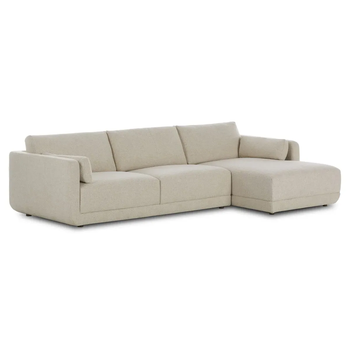 Oceane Left Chaise Sectional - Cream