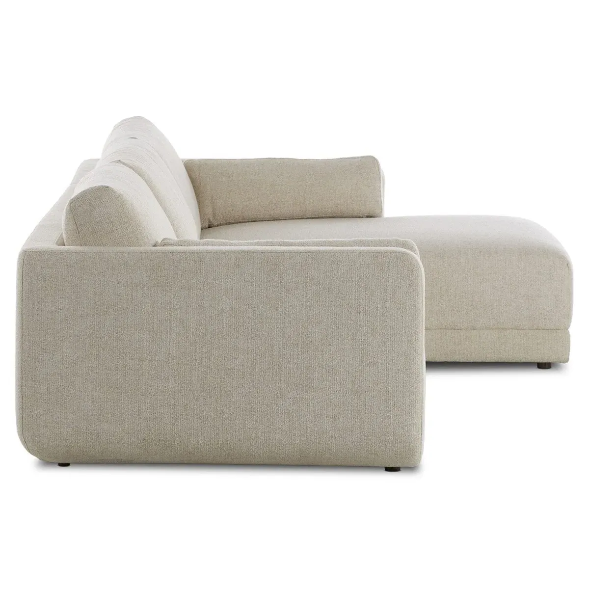 Oceane Left Chaise Sectional - Cream