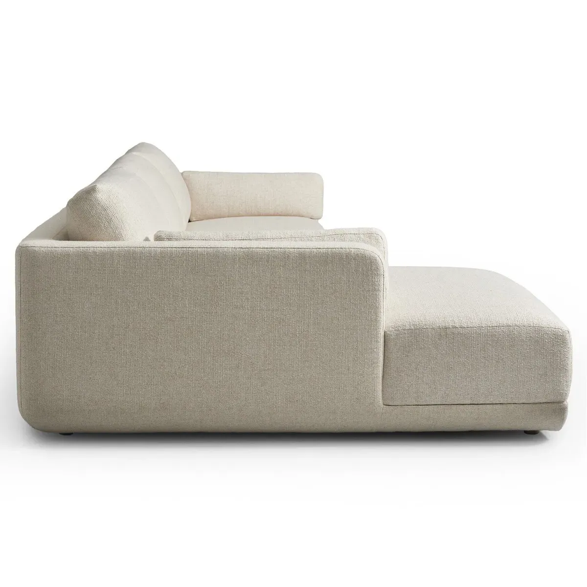 Oceane Right Chaise Sectional - Cream