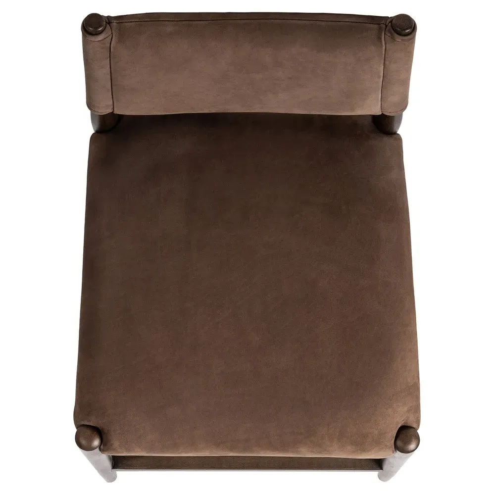 Odelia Counter Stool - Brown, Oak