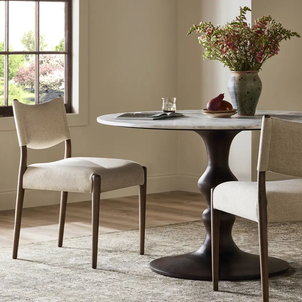 Odelia Dining Chair - Cream, Parawood