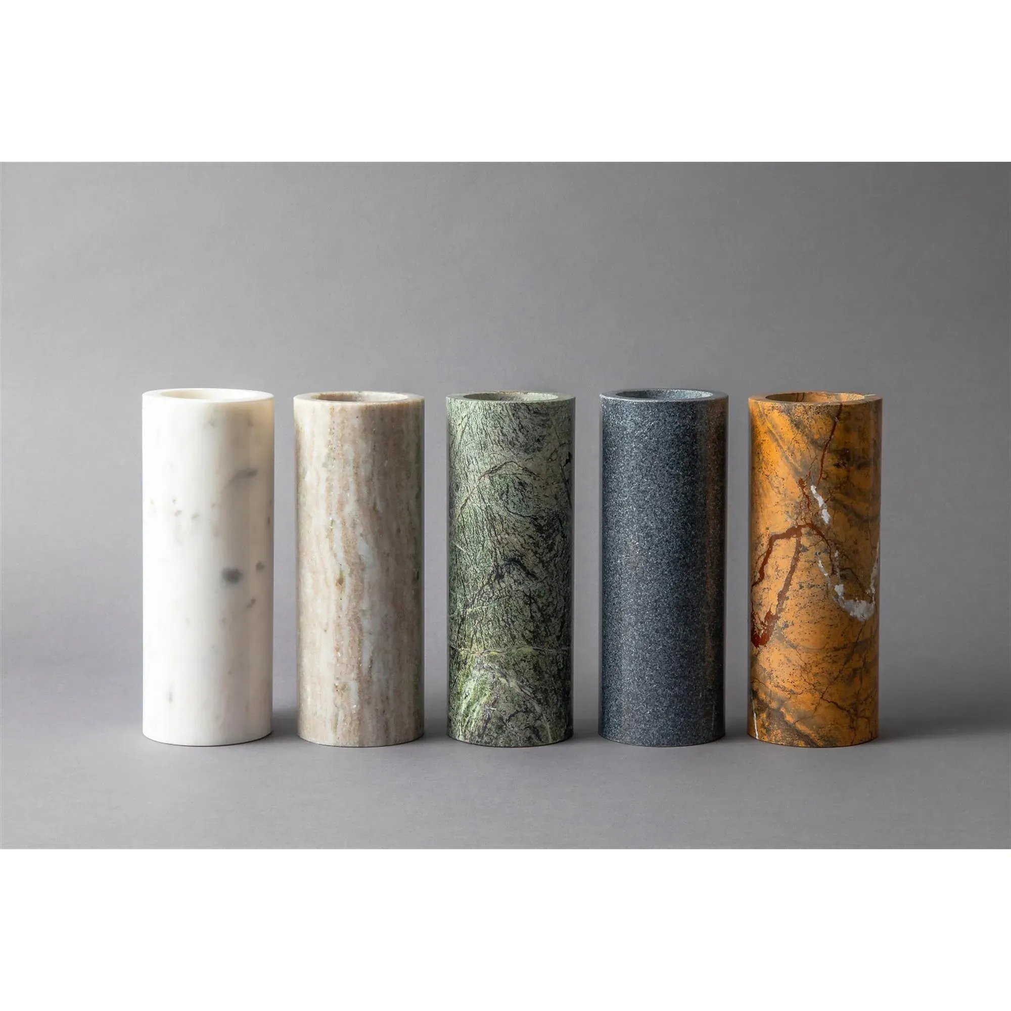 Odeya Decorative Vase - White, Marble