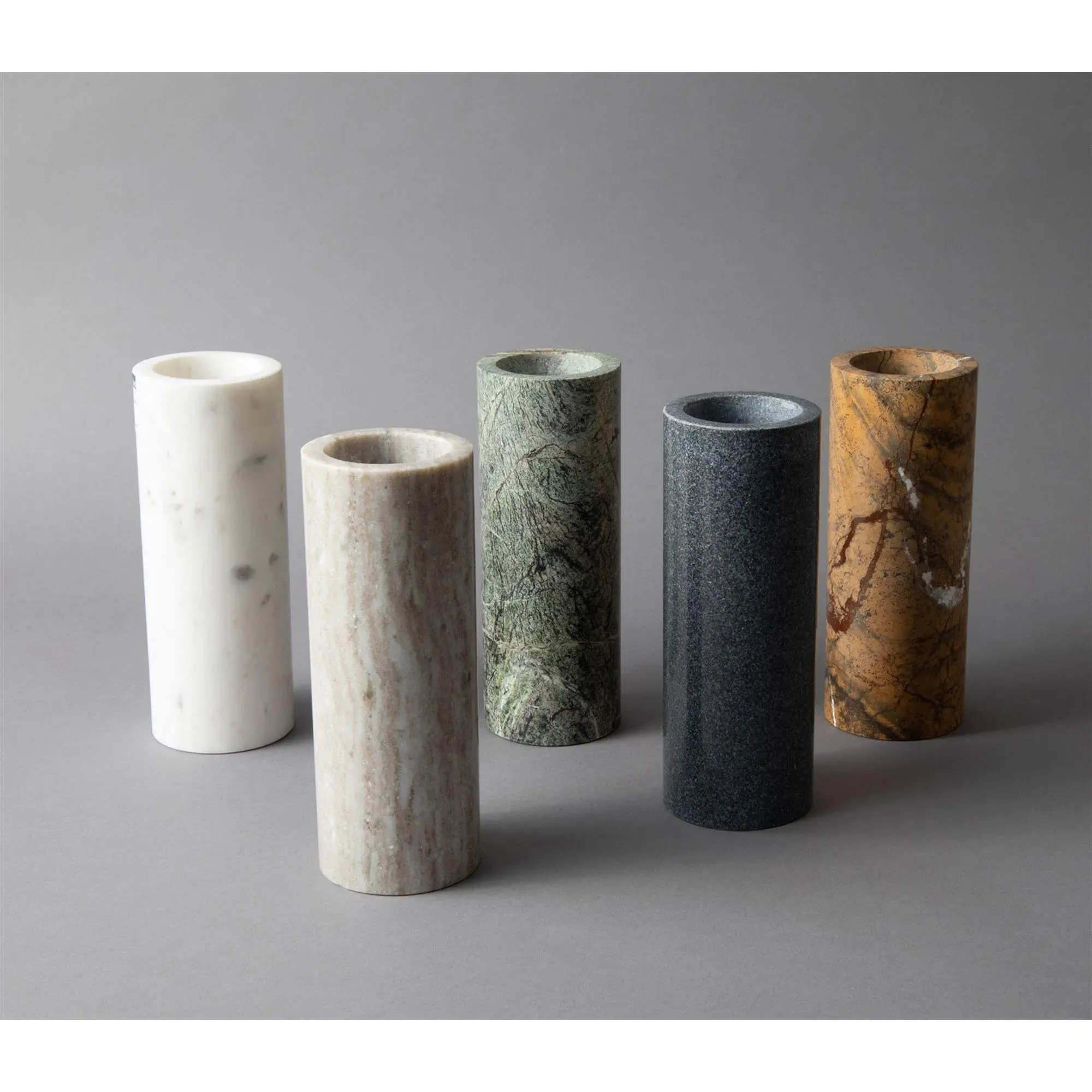 Odeya Decorative Vase - White, Marble