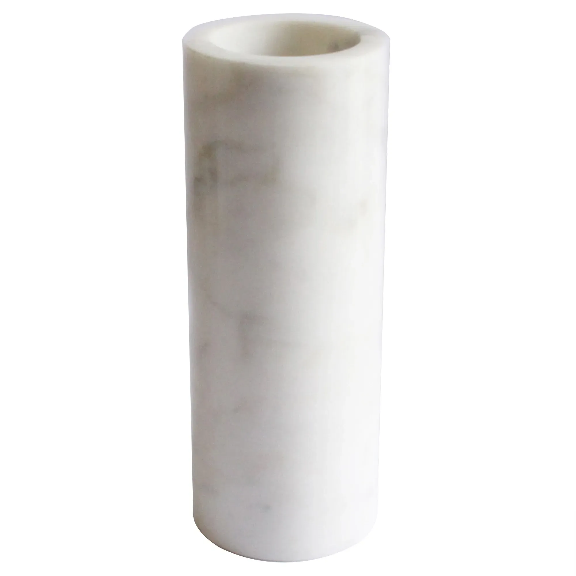 Odeya Decorative Vase - White, Marble image