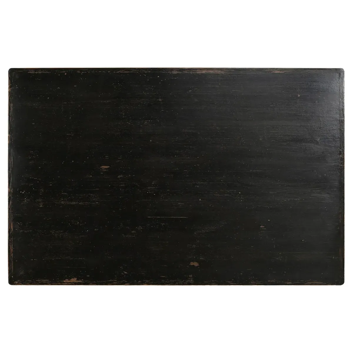 Odilia Rectangular Coffee Table - Black, Pine Wood