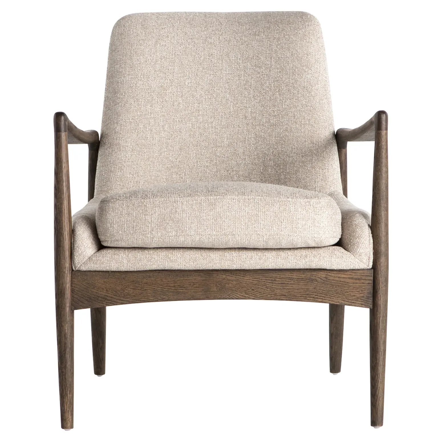 Olena Arm Chair - Beige, Oak