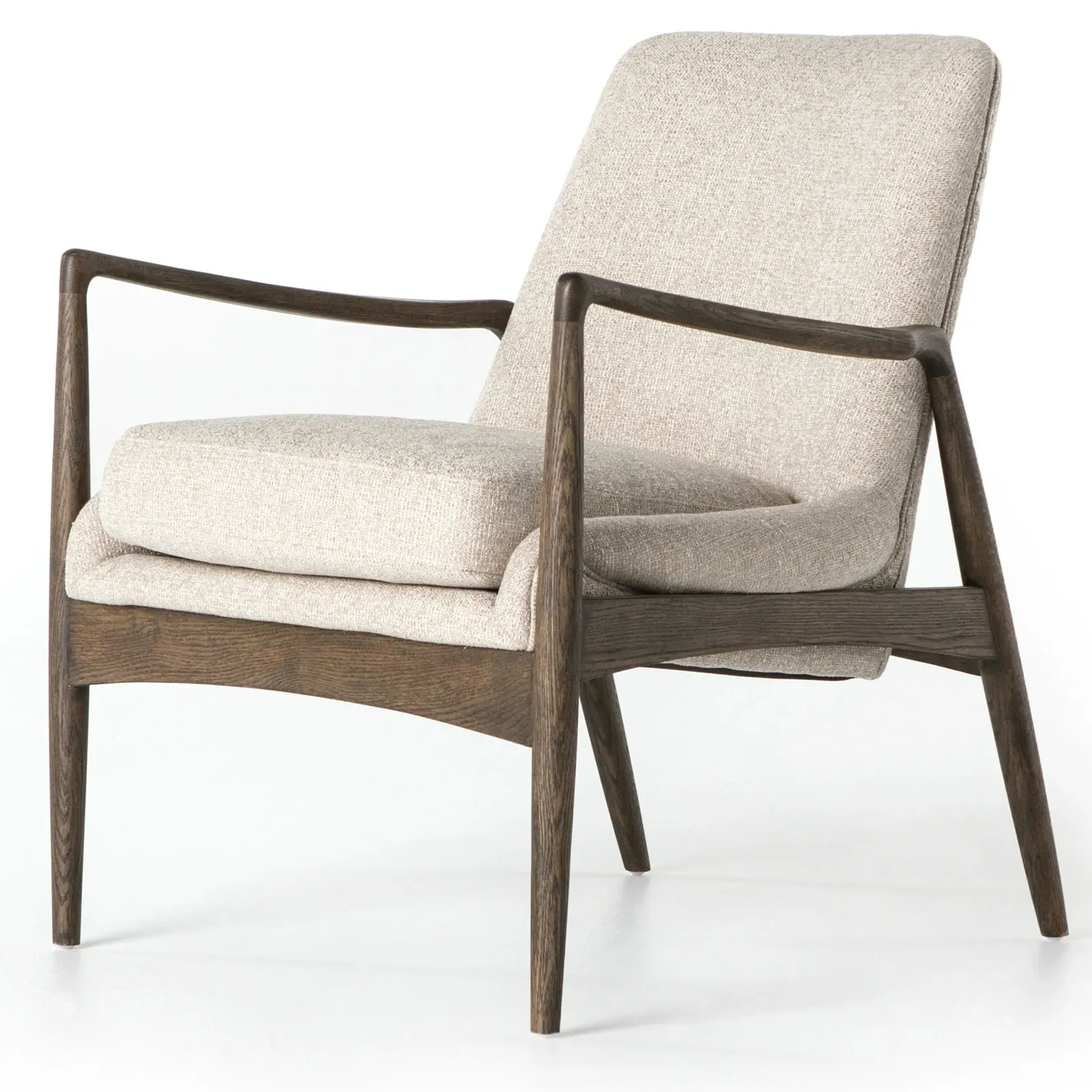 Olena Arm Chair - Beige, Oak image