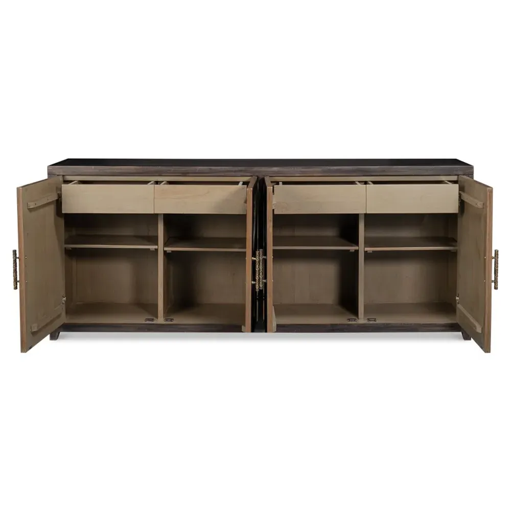 Olga Credenza - Brown, Acacia Wood