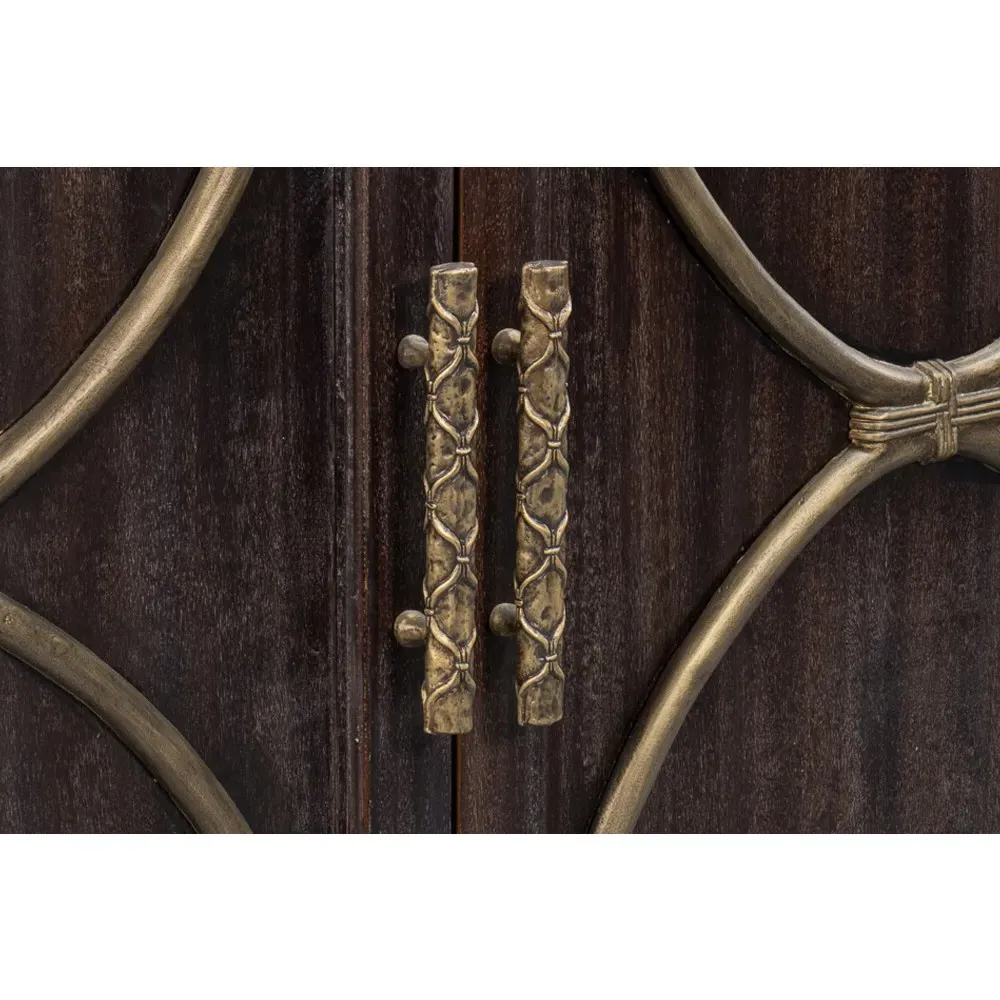 Olga Credenza - Brown, Acacia Wood