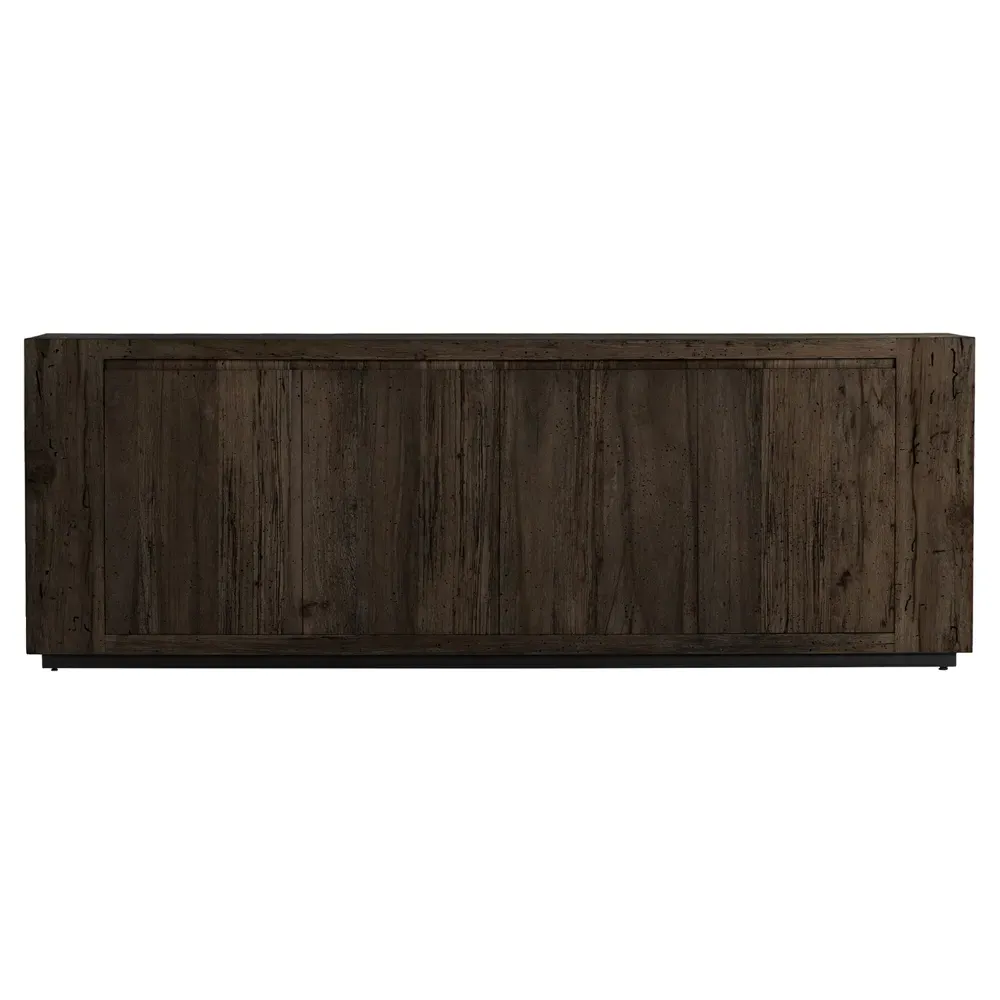 Oliver 4 Door Sideboard - Dark Brown, Oak image