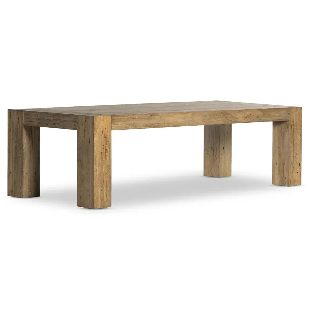 Oliver Large Rectangular Dining Table - Brown, Oak
