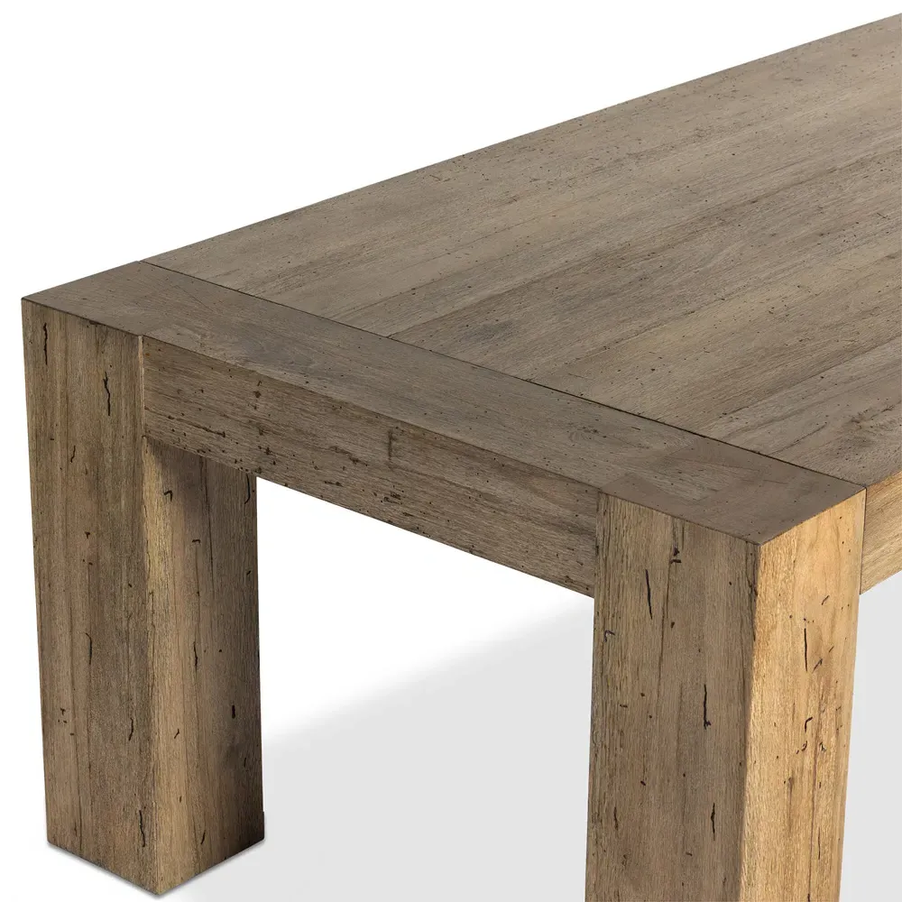 Oliver Large Rectangular Dining Table - Brown, Oak