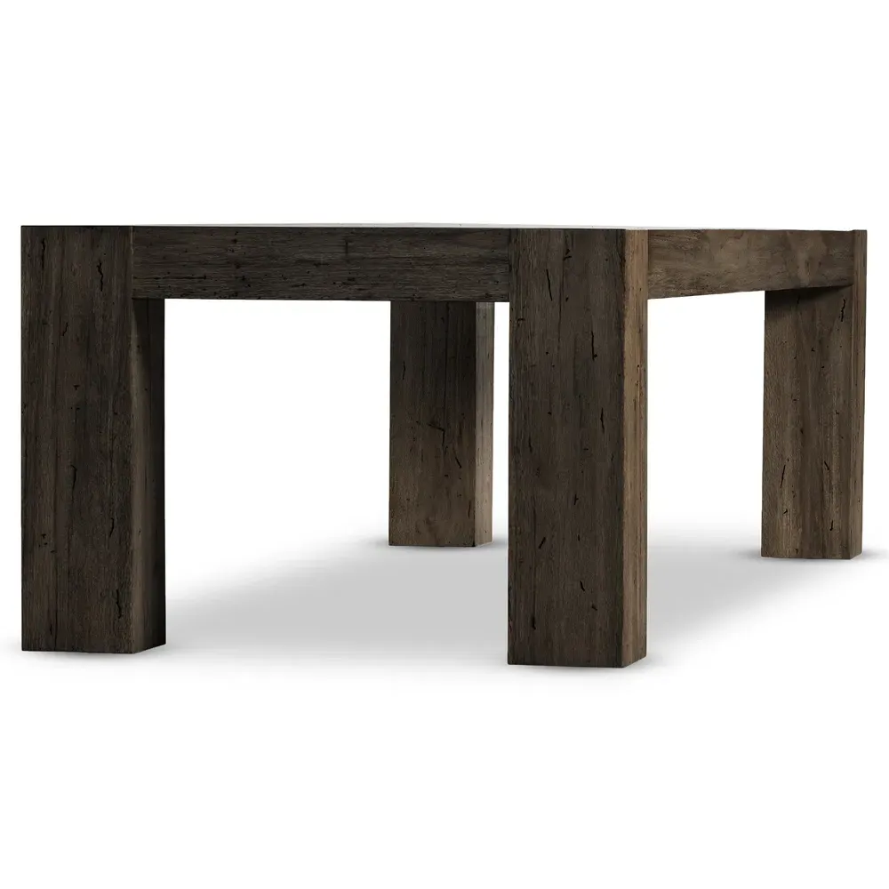 Oliver Large Rectangular Dining Table - Dark Brown, Oak