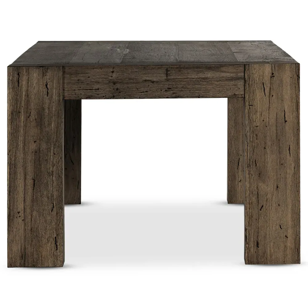 Oliver Large Rectangular Dining Table - Dark Brown, Oak
