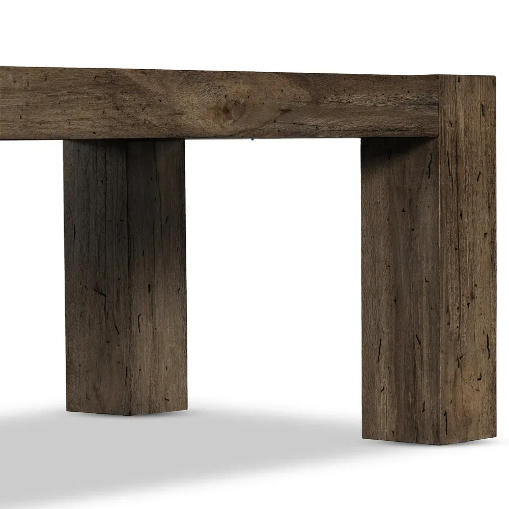 Oliver Large Rectangular Dining Table - Dark Brown, Oak