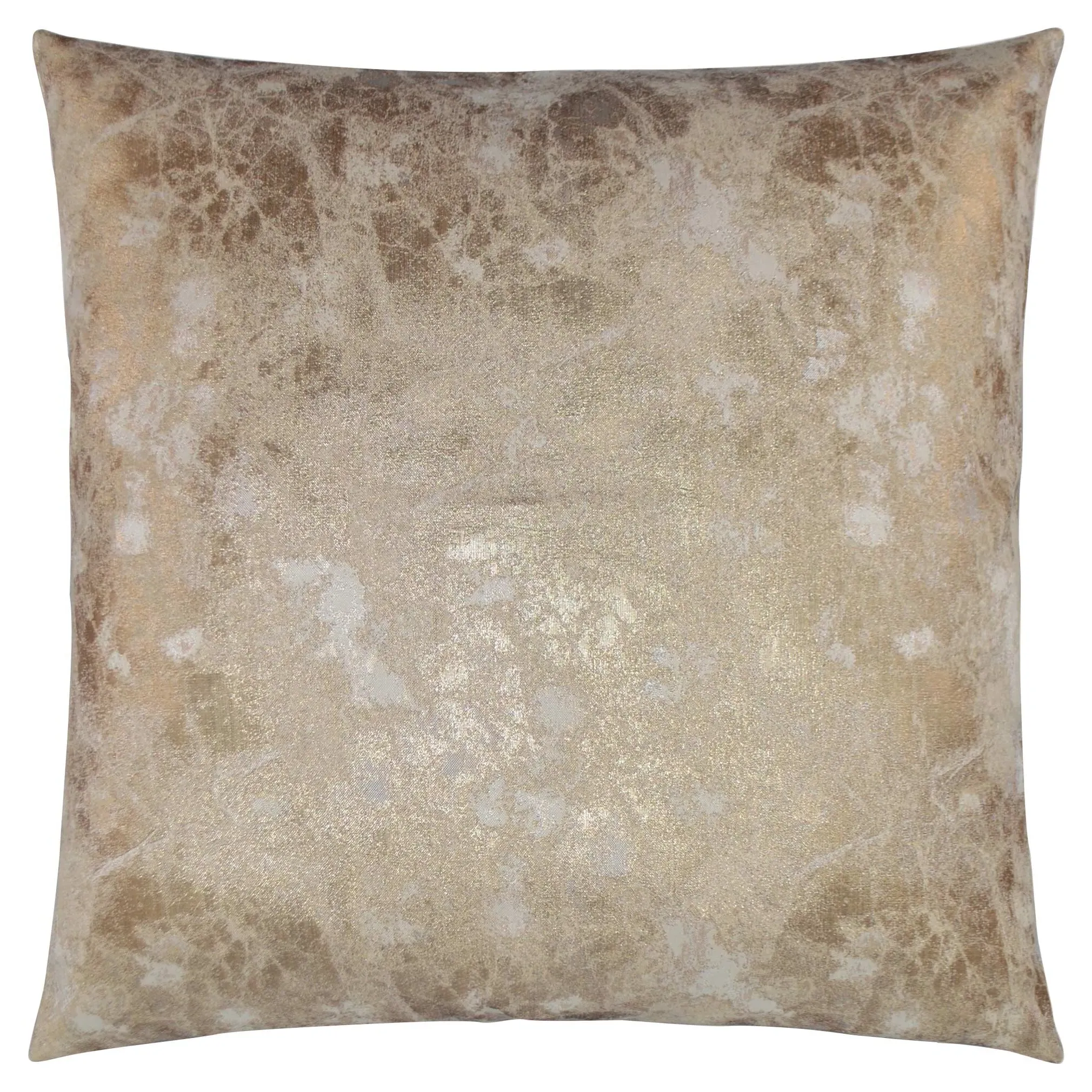 Oliver Square Feather Down Pillow - Gold, Polyester