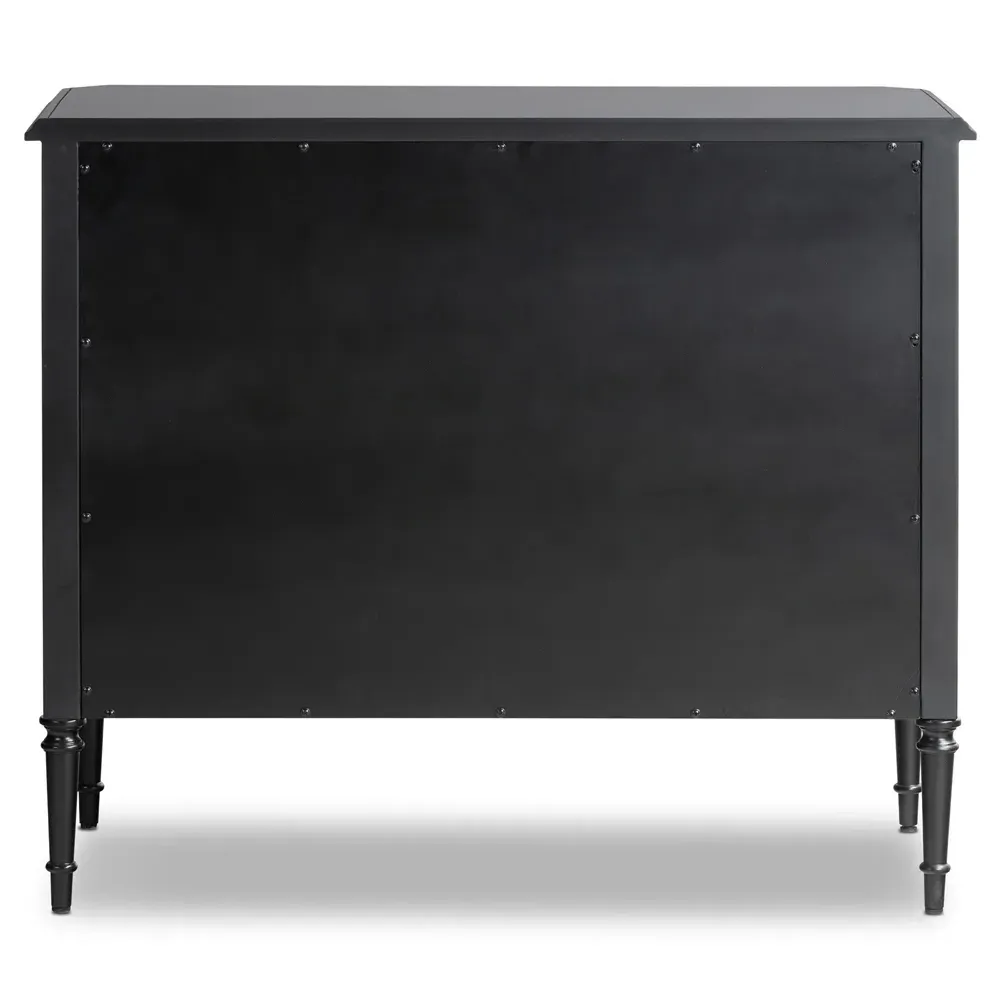 Olivia Bachelor Chest - Black, Iron