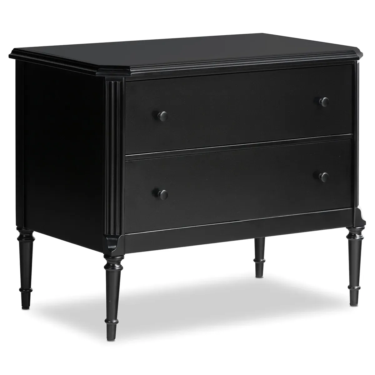 Olivia Nightstand - Black, Iron