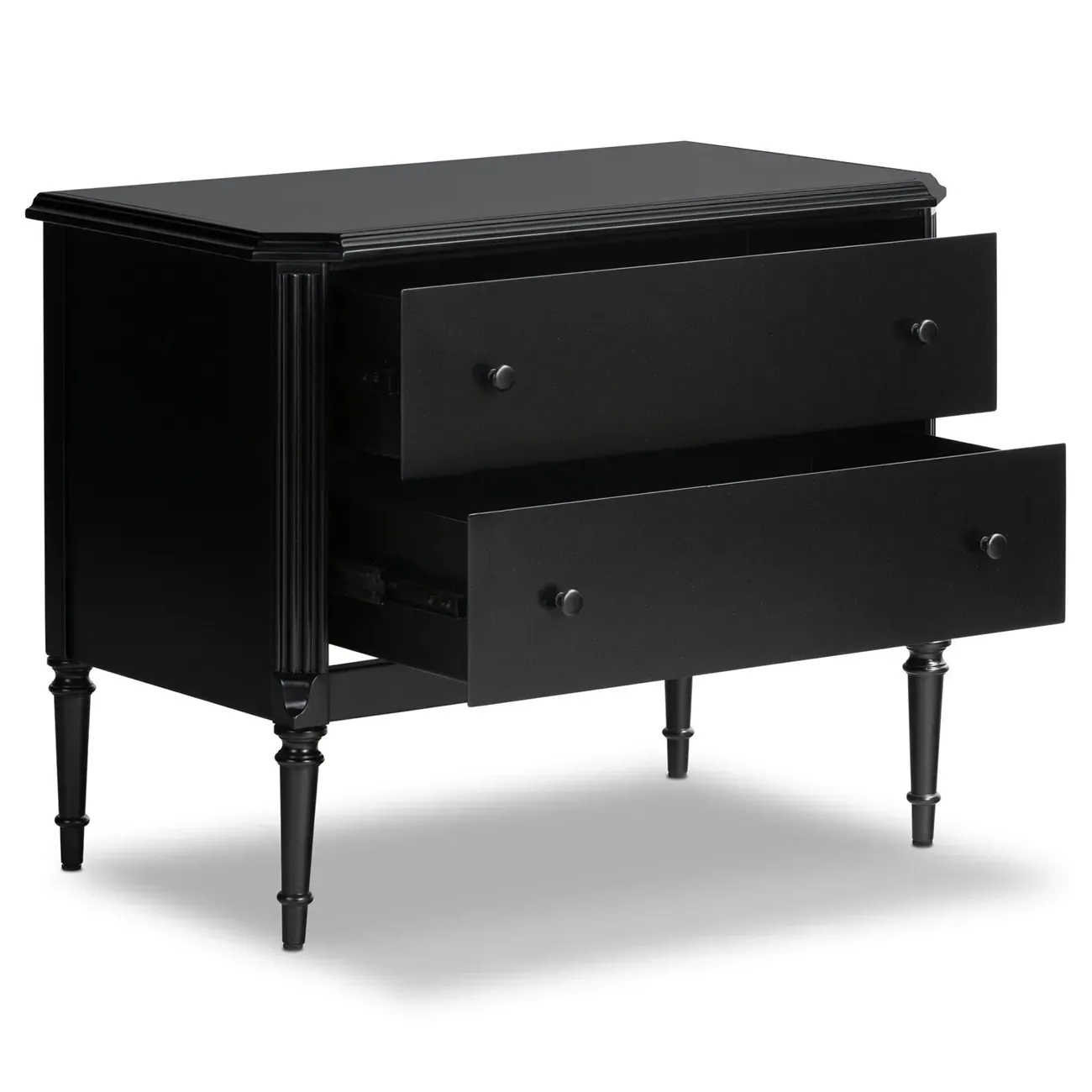 Olivia Nightstand - Black, Iron